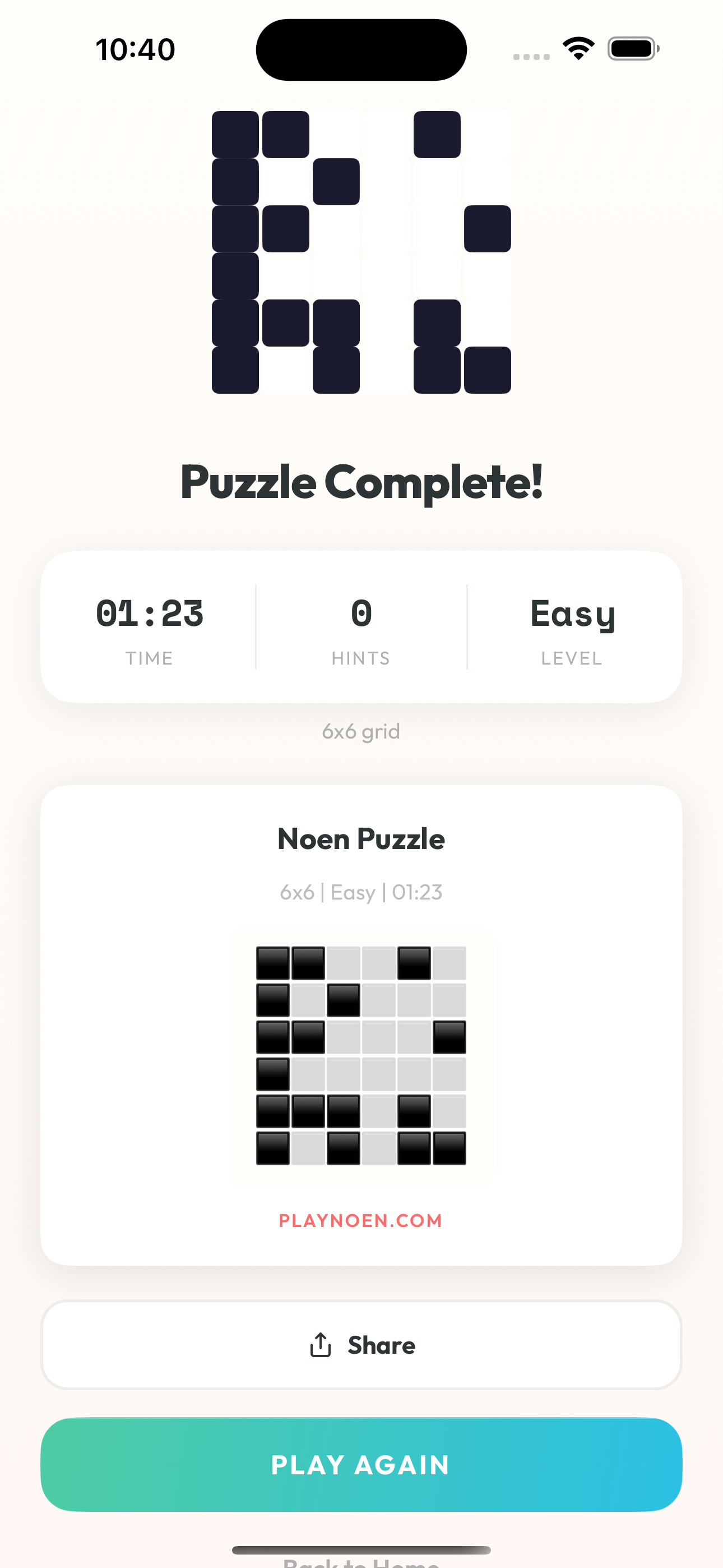 Puzzle complete